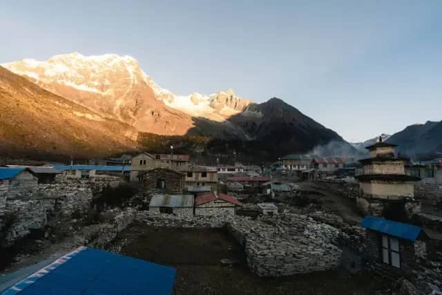 Pheriche to Lukla Helicopter Flight