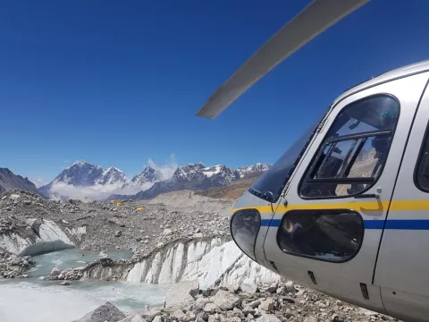 Namche to Kathmandu Shared Helicopter Tour