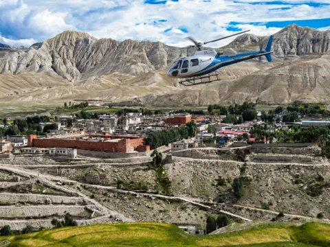 Upper Mustang Helicopter Tour from Kathmandu